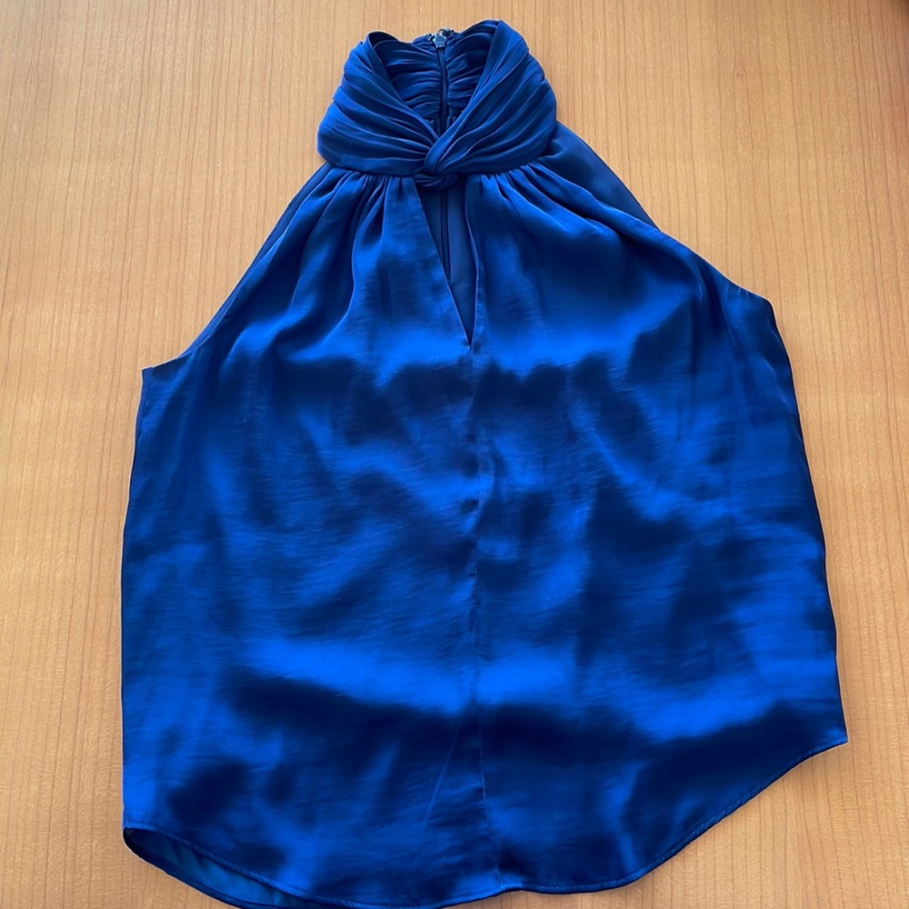 Banana Republic Blue Sleeveless Blouse